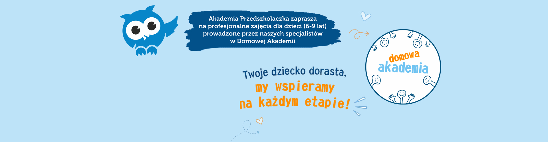 Zapraszamy do Domowej Akademii na specjalistyczne zajęcia terapeutyczne dla dzieci w wieku 6-9 lat